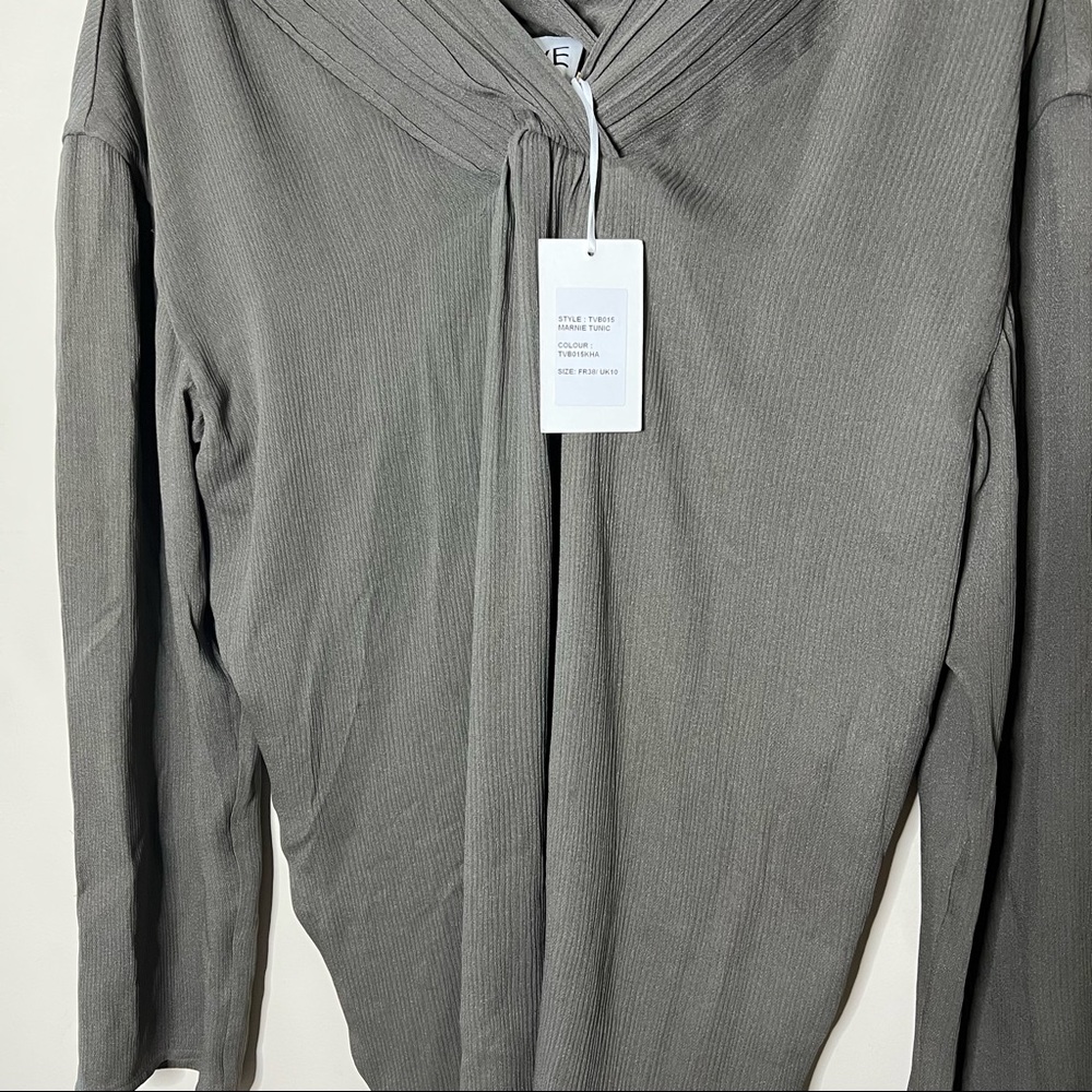NWT TOVE MARNIE SILK CREPON TUNIC TOP SIZE 8 - Picture 5 of 11